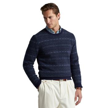 推荐Men's Fair Isle Wool-Cashmere Sweater商品