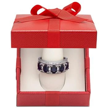 Macy's | Sapphire (2-7/8 ct. t.w.) & Diamond (1/3 ct. t.w.) Ring in 14k Gold (Also in Emerald, Tanzanite and Ruby),商家Macy's,价格¥14498