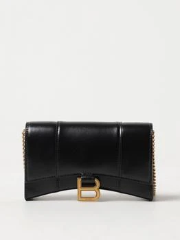 推荐Balenciaga Hourglass wallet bag in leather商品