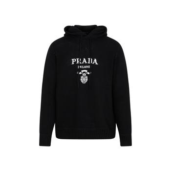 Prada | PRADA  CASHMERE HOODIE SWEATER商品图片,7.6折