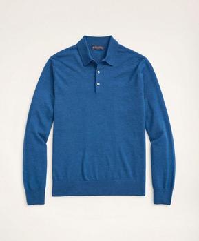美利奴唇膏, Brooks Brothers | Merino Wool Polo Sweater商品图片 