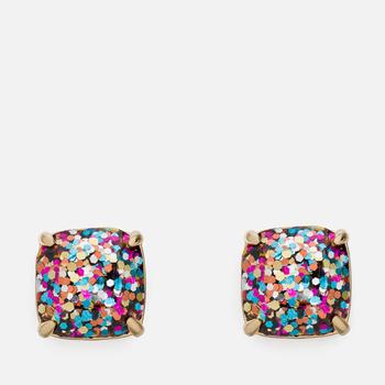 kate spade new york, Kate Spade | Kate Spade New York Women's Small Square Studs - Multi Glitter商品图片 