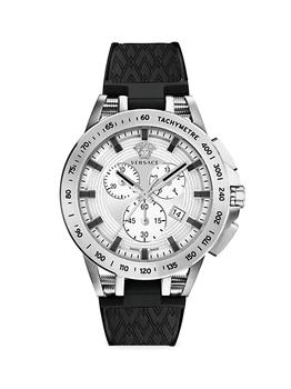 Versace | Sport Tech Stainless Steel & Silicone Strap Watch商品图片,7折