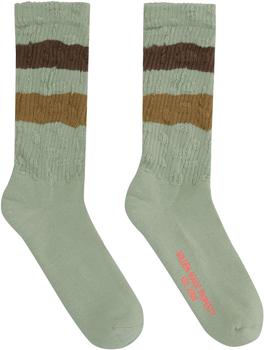 Golden Goose | Golden Goose Deluxe Brand Striped Knit Ankle Socks商品图片,6.7折