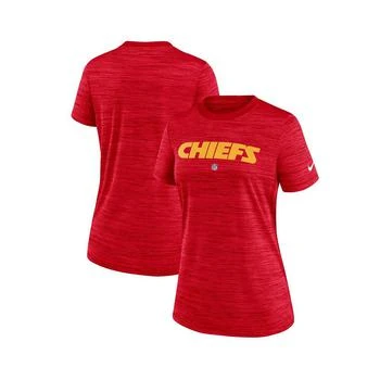 推荐Women's Red Kansas City Chiefs Sideline Velocity Performance T-shirt商品