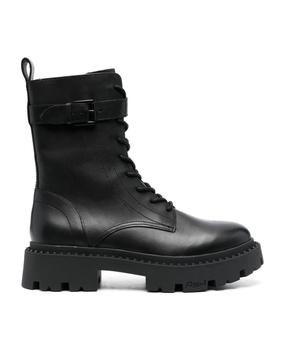 Ash | Black Calf Leather Gena Ankle Boots商品图片,
