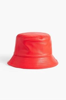 推荐Vida quilted faux leather bucket hat商品