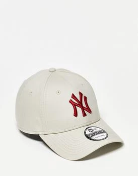 推荐New Era 9forty NY unisex cap in white and red logo商品