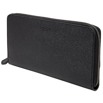 商品Coach | Men's Black Crossgrain Leather Travel Wallet,商家Jomashop,价格¥1221图片