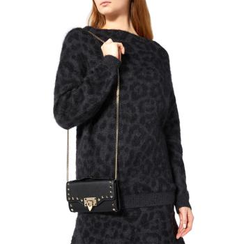 valentino包推荐, Valentino | VALENTINO 女士黑色皮革单肩包 WW2P0U99-VSH-0NO商品图片 独家减免邮费