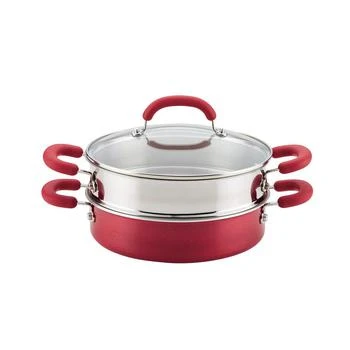 Rachael Ray | Create Delicious Enameled Aluminum Nonstick 3-Qt. Steam Set,商家Macy's,价格¥449