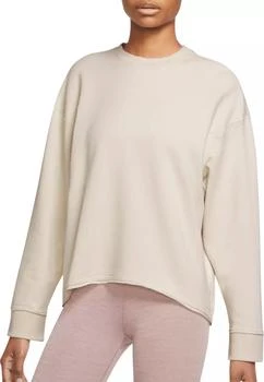 推荐Nike Women's Yoga Luxe Fleece Crew Sweatshirt商品