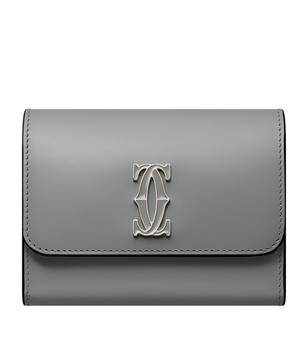 Cartier | Mini Leather Double C Wallet商品图片,独家减免邮费