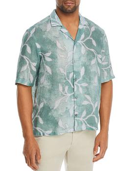 Hugo Boss | Lars Regular Fit Short Sleeve Tropical Print Shirt商品图片,3.6折, 满$100减$25, 独家减免邮费, 满减