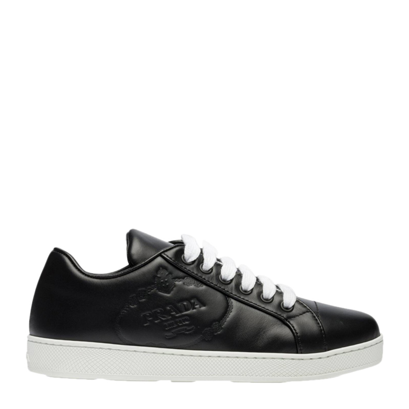 Prada | Prada 普拉达 女士黑色皮革板鞋 1E950L-3K7S-F0967商品图片,独家减免邮费