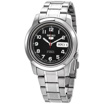 精工男表正品, Seiko | Seiko 5 Automatic Black Dial Mens Watch SNKK35J1商品图片 4.9折