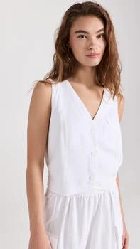 Stateside | Linen Pocket Vest,商家Shopbop,价格¥438