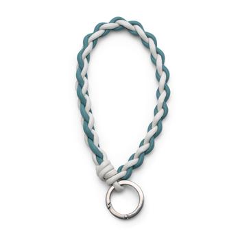 商品Bottega Veneta | Bottega Veneta White And Silver Leather Key Chain 629649-Vbwi0-3613,商家Shopworn,价格¥1374图片
