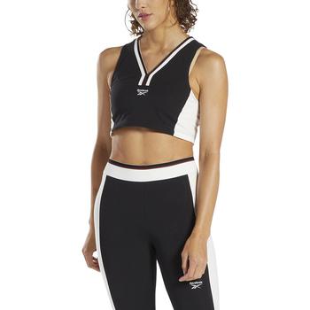 Reebok | Women's Cropped Colorblocked V-Neck Tank Top商品图片,7.5折