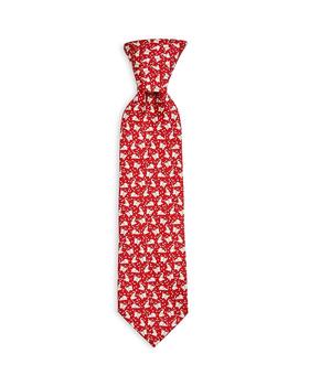 菲拉格慕经典款, Salvatore Ferragamo | Elephant Print Silk Classic Tie商品图片 额外7.5折, 额外七五折