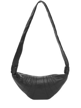 推荐Small Croissant Leather Shoulder Bag商品