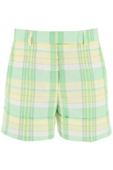 推荐madras cotton cuffed shorts商品