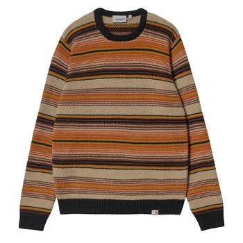 Carhartt | Carhartt Tuscon Lambswool Sweater Tuscon Stripe / Offroad商品图片,7.3折, 满$175享8.9折, 满折