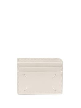MAISON MARGIELA | MAISON MARGIELA logo-print leather card holder商品图片,7.6折