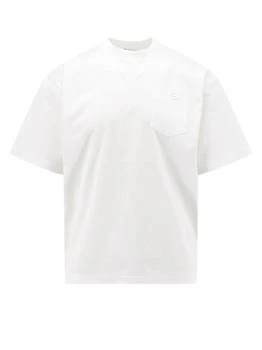 推荐Sacai Logo Embroidered Crewneck T-Shirt商品