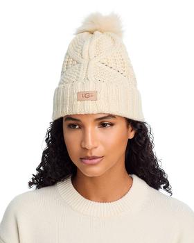 UGG Cable Knit Pom Beanie - Hats - Free Shipping - BeyondStyle display picture 1