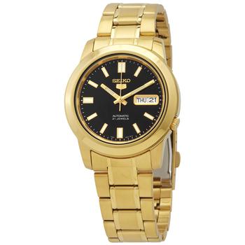 精工机械表怎么样, Seiko | Automatic Black Dial Mens Watch SNKK22K1商品图片 4.9折