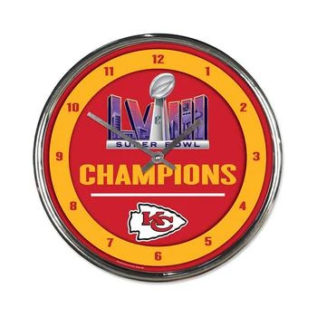 Wincraft | Kansas City Chiefs Super Bowl LVIII Champions 12" Chrome Wall Clock,商家Macy's,价格¥350