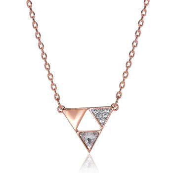 Swarovski Rose-Gold Tone Plated And Crystal Pendant Necklace 5528935 product img