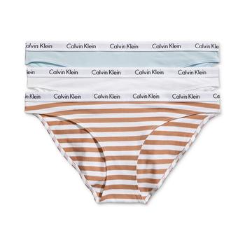 Calvin Klein | Calvin Klein CK QD3588 Carousel 女士内裤 - 3条装商品图片 额外7折, 额外七折