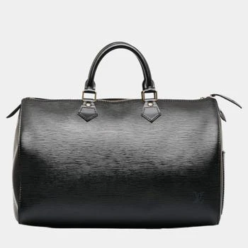 推荐Louis Vuitton Black Epi Leather Speedy 35 Handbag商品