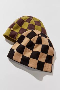 TheOpen Product | TheOpen Product Chessboard Check Beanie商品图片,1件9.5折, 一件九五折