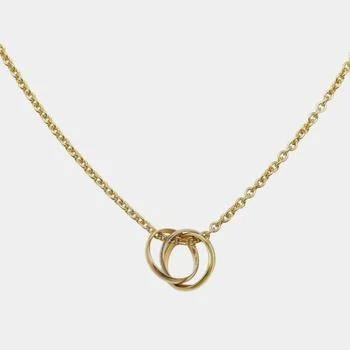 推荐Cartier Trinity 18K Yellow Rose and White Gold Necklace商品