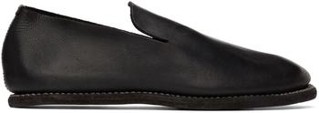 guidi | Black Leather Loafers商品图片,独家减免邮费