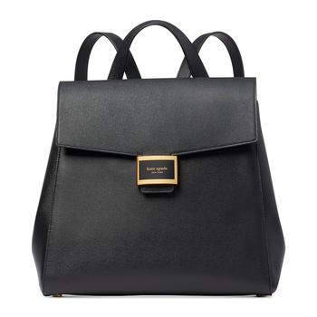 kate spade包双肩包, Kate Spade | Katy Textured Leather Medium Flap Backpack商品图片 