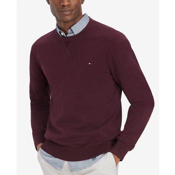 Tommy Hilfiger | Men's Signature Solid Crew Neck Sweater商品图片,8.4折×额外8.5折, 额外八五折