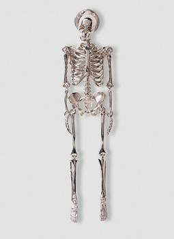 商品RAF SIMONS | Dangling Skeleton Brooch in Silver,商家LN-CC,价格¥4849图片
