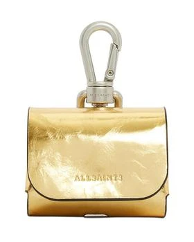 ALL SAINTS | Metallic Leather Airpods Case,商家Bloomingdale's,价格¥367