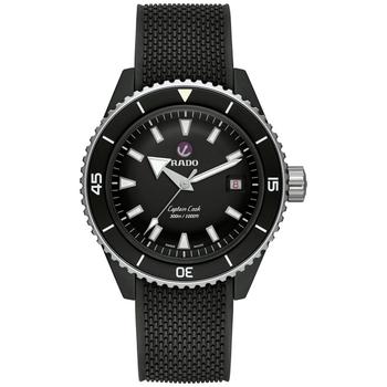 Rado | Men's Swiss Automatic Captain Cook Diver Black Ceramic Bracelet Watch 43mm商品图片,