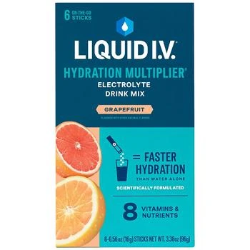 Liquid I.V. | Hydration Multiplier Electrolyte Drink Mix Grapefruit, 6ct,商家Walgreens,价格¥88