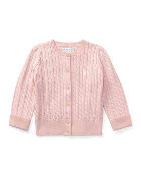 商品Cable Knit Cotton Cardigan, Size 3-12 Months,商家Neiman Marcus,价格¥362图片