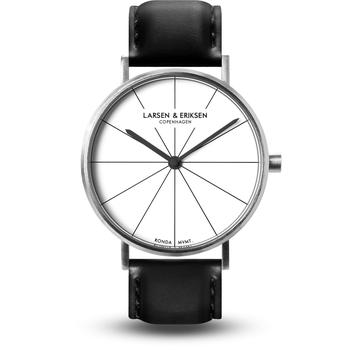 推荐Silver, White & Black 41 mm Absalon Watch商品