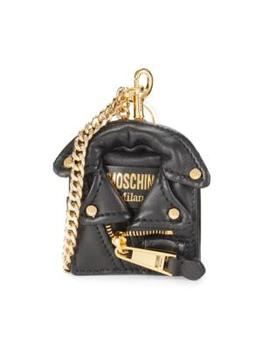 商品Moschino | Logo Leather Convertible Clutch,商家Saks OFF 5TH,价格¥1414图片
