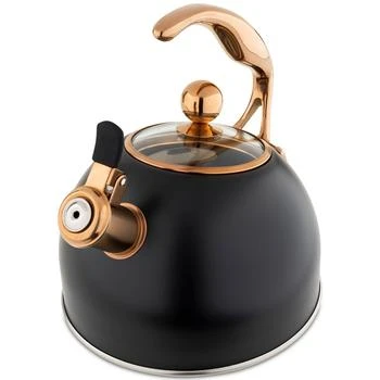 Viking | Stainless Steel 2.6-Quart Black Tea Kettle with Copper Handle,商家Macy's,价格¥674