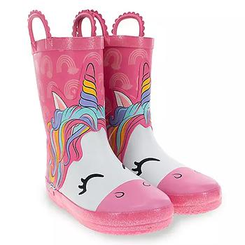 Member's Mark | Member's Mark Girl's Waterproof Warm Faux Fur Lined Rubber Rain Boots商品图片,