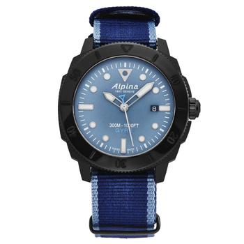 推荐Alpina Seastrong Diver Gyre Mens Automatic Watch AL-525LNB4VG6商品